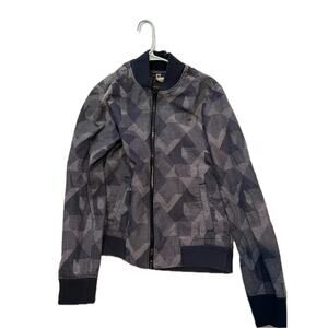 G-Star Raw Correct Windbreaker/Jacket Gray Black Mens Large